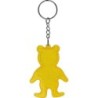 Reflektierender Schlüsselanhänger "Bär" - Gelb
