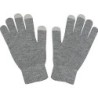 Handschuhe mit Touchfingern - Silbergrau