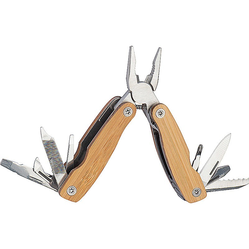 Multitool aus Bambus - Beige