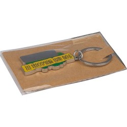 Schlüsselanhänger "You are welcome!!!" - Grün