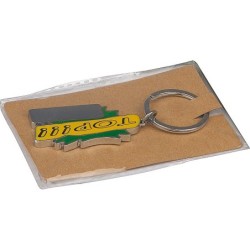 Schlüsselanhänger "Top!!!" - Grün