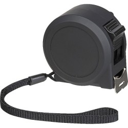 Stahlbandmaß mit Kunststoffgehäuse 5m  - Schwarz