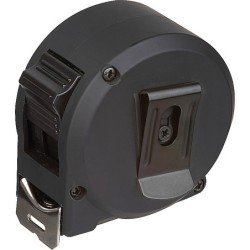 Stahlbandmaß mit Kunststoffgehäuse 5m  - Schwarz