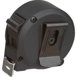 Stahlbandmaß mit Kunststoffgehäuse 3m  - Schwarz