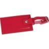 Kofferanhänger aus Kunstleder  - Rot