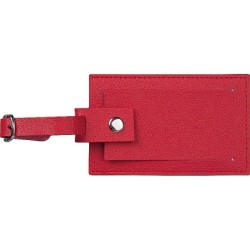 Kofferanhänger aus Kunstleder  - Rot