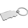 Metall Schlüsselanhänger LKW - Silbergrau