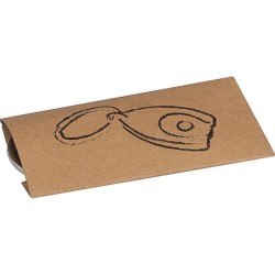 Metall Schlüsselanhänger mit Einkaufschip - Silbergrau