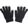 Handschuhe aus Acryl mit 2 Touch-Spitzen - Schwarz