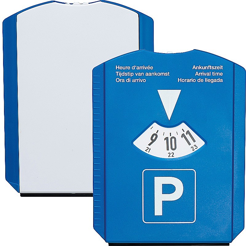 Parkscheibe mit Eiskratzer - Blau