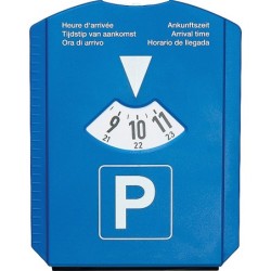 Parkscheibe mit Eiskratzer - Blau