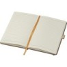 A5 Notizbuch mit recyceltem Ledereinband - Braun