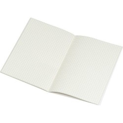 A5 Notizbuch mit karierten Blättern - Gelb