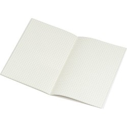 A5 Notizbuch mit karierten Blättern - Grün