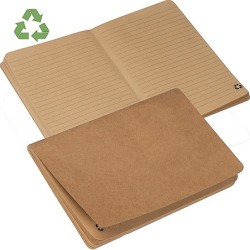 Recyceltes Notizbuch liniert - Beige