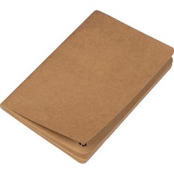 Recyceltes Notizbuch liniert - Beige