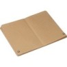 Recyceltes Notizbuch liniert - Beige