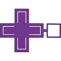 Biegsamer Handyhalter Metall mit Silikonüberzug - Lila