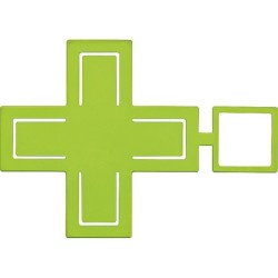 Biegsamer Handyhalter Metall mit Silikonüberzug - Apfelgrün