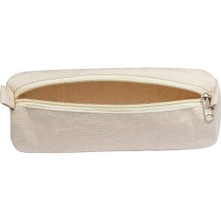 Schlampermäppchen aus Baumwolle - Beige