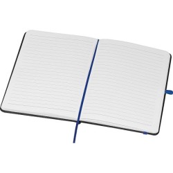 A5 Notizbuch mit farbiger Gravur  - Blau