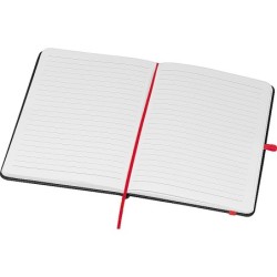 A5 Notizbuch mit farbiger Gravur  - Rot