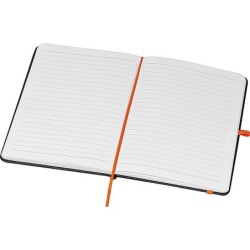 A5 Notizbuch mit farbiger Gravur  - Orange