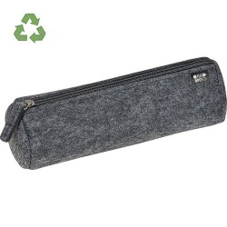 Stiftemäppchen aus recyceltem Filz  - Anthrazit
