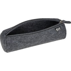 Stiftemäppchen aus recyceltem Filz  - Anthrazit