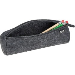 Stiftemäppchen aus recyceltem Filz  - Anthrazit