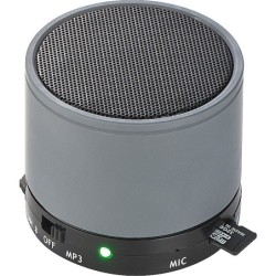 Mini Bluetooth Lautsprecher mit USB Anschluss - Silbergrau