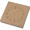 Wanduhr mit Hygro- und Thermometer - Schwarz