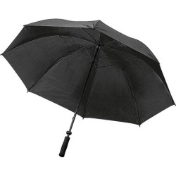 Großer Regenschirm aus Polyester - Schwarz