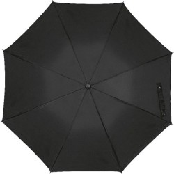 Automatikschirm aus Polyester mit Aluminium Gestänge und UV Schutz - Schwarz