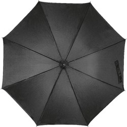 Automatik Regenschirm aus Polyester mit Alugestänge - Schwarz
