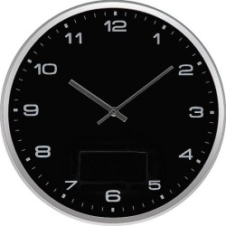 Wanduhr mit Click System - Schwarz