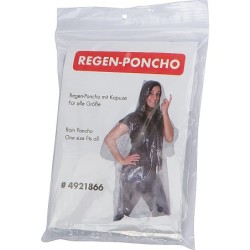 Transparenter phthalatfreier Not-Poncho  - Transparent