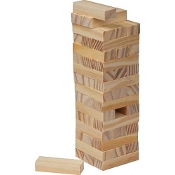 Stapel Geschicklichkeitsspiel aus Holz - Braun
