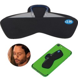 Sehhilfe in einer Tasche  - Schwarz