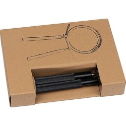 Springseil mit Metallgriffen - Schwarz