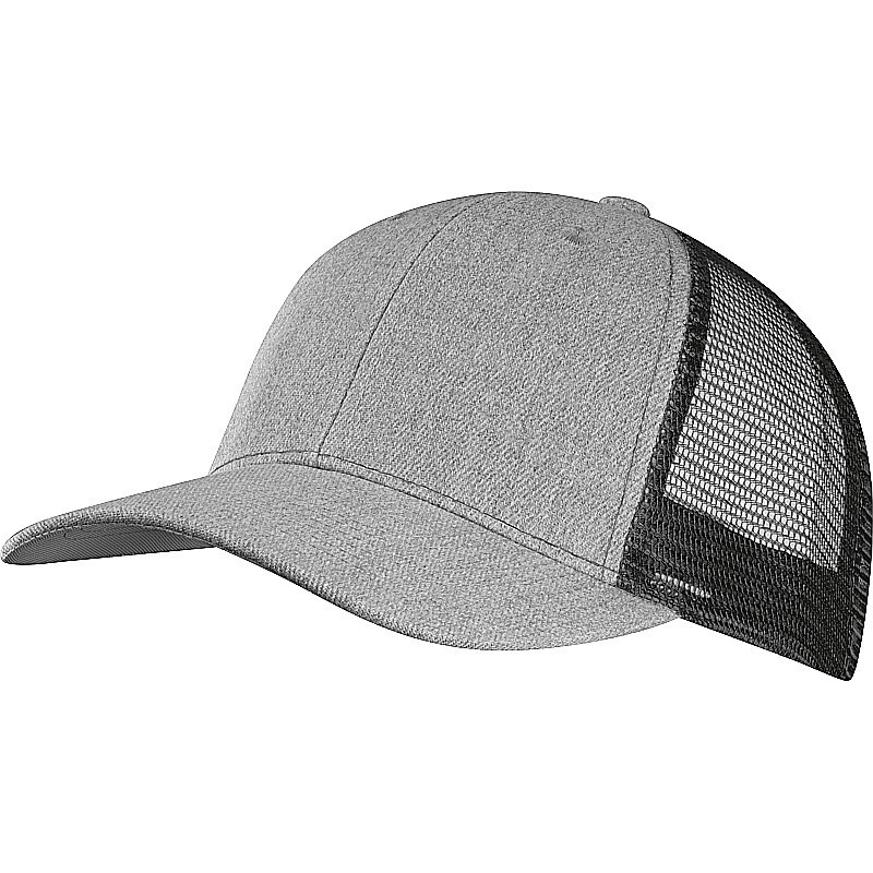 Baseballcap mit Netz - Schwarz