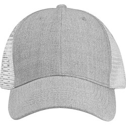 Baseballcap mit Netz - Weiß