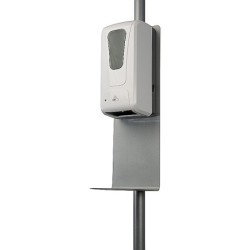 Desinfektionssäule - Silbergrau