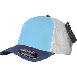 CrisMa Cap mit Mesheinsatz  - Hellblau