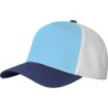 CrisMa Cap mit Mesheinsatz  - Hellblau