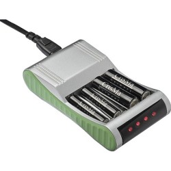 Batterieaufladegerät - Silbergrau
