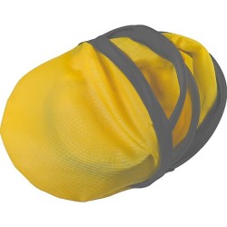 Faltbare Wurfscheibe aus Polyester mit Etui - Gelb