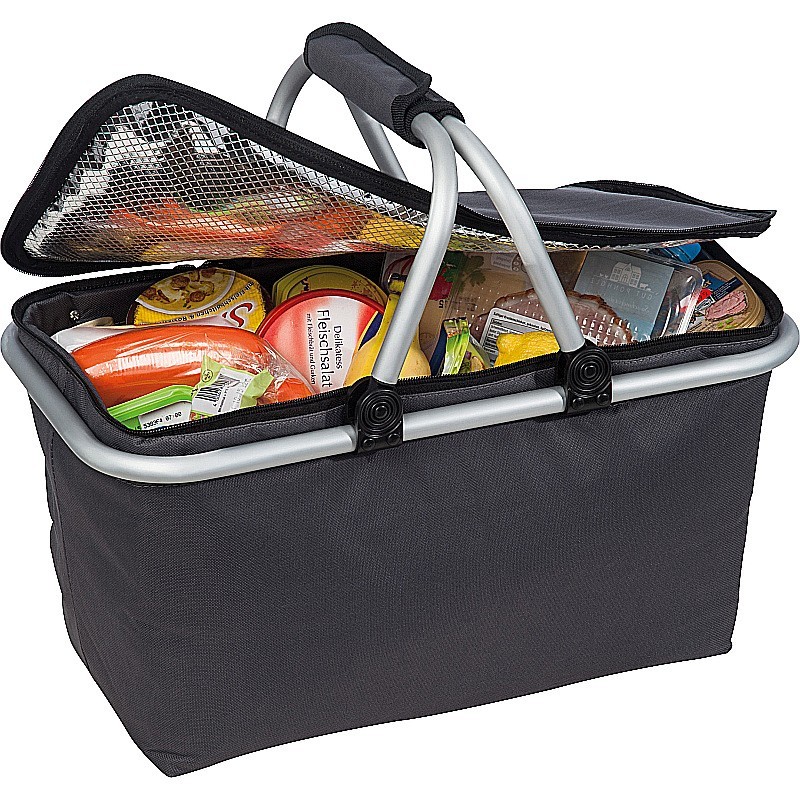 Einkaufskorb mit Kühlfunktion  - Anthrazit