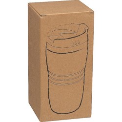 Trinkbecher aus Edelstahl 450ml - Schwarz