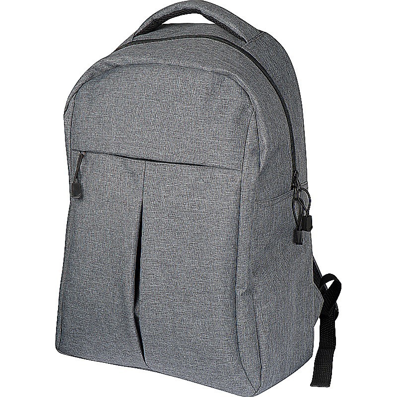 Rucksack aus Polyester - Silbergrau